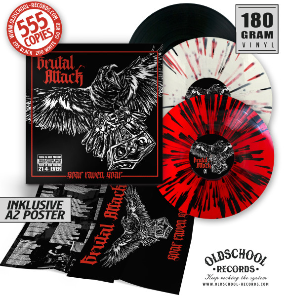 Brutal Attack - Soar Raven Soar LP