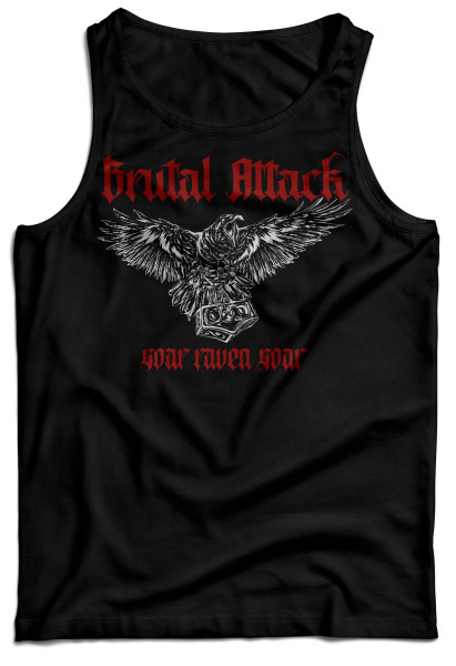 Tanktop - Brutal Attack - Soar Raven Soar