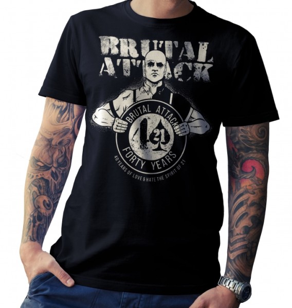 T-Shirt - Brutal Attack - 40 years