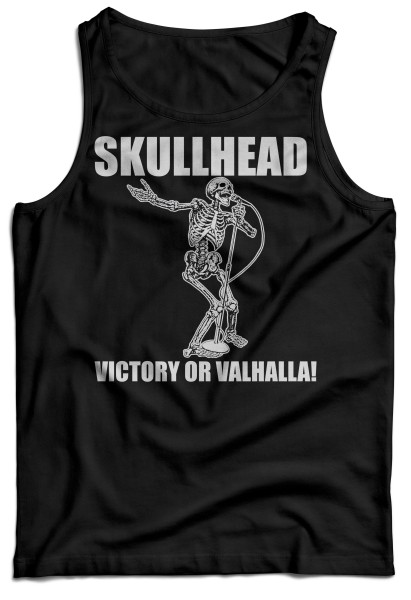 Tanktop - Skullhead - Victory or Valhalla