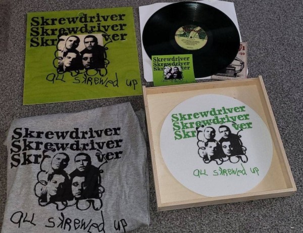 Skrewdriver - All skrewed up - LP-Holzbox