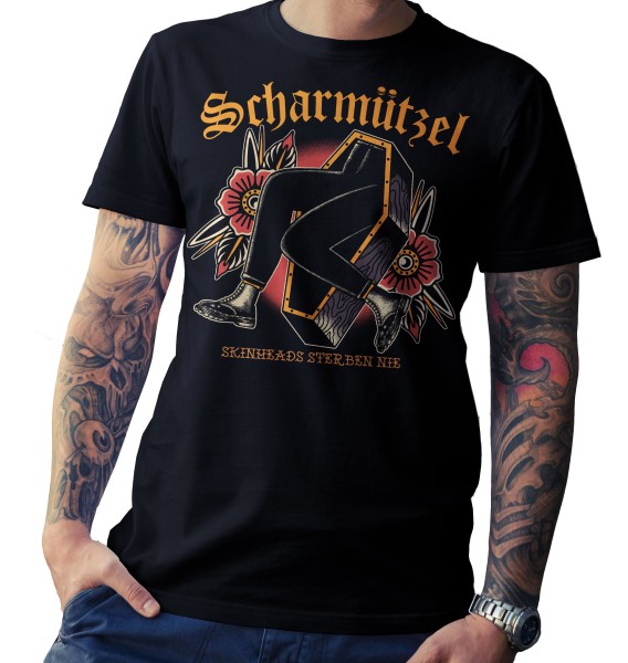 T-Shirt - Scharmützel - Skinheads sterben nie