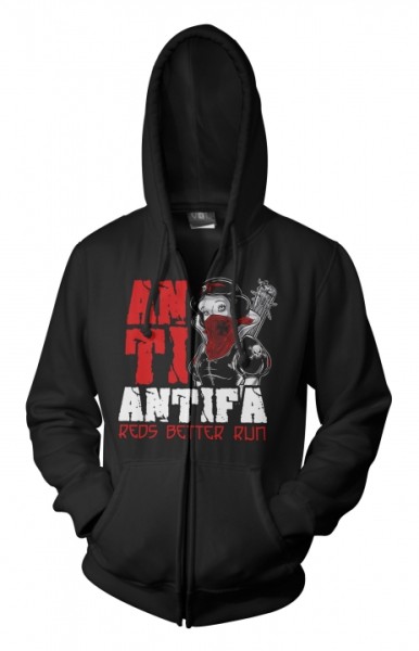 Kapuzenjacke - Anti Antifa