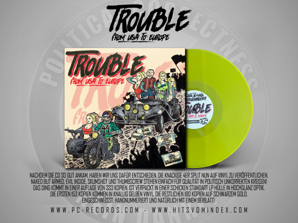 Trouble from USA to Europe - LP