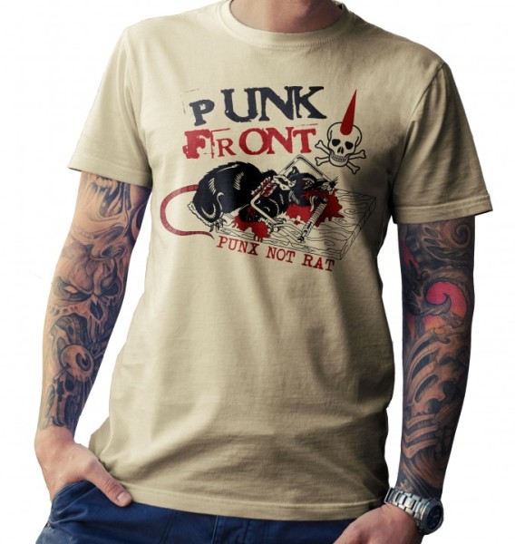 T-Shirt Punkfront - Punx not rat