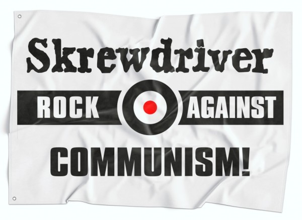 Fahne - Skrewdriver - Rock agains communism