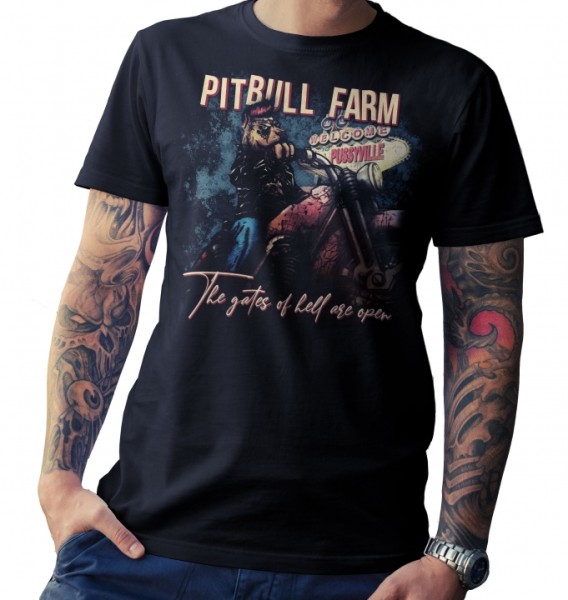T-Shirt - Pitbullfarm - Welcome to Pussyville