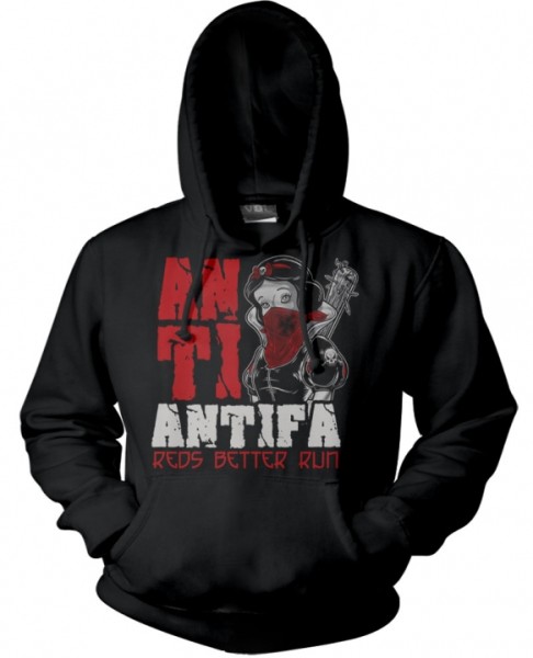 Kapuzensweatshirt - Anti Antifa