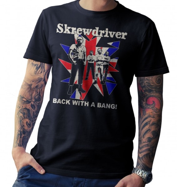 T-Shirt - Skrewdriver - Back with a bang 2