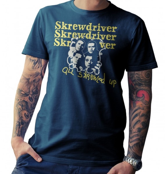 T-Shirt -Skrewdriver-All skrewd up