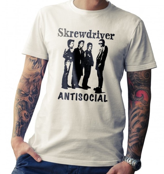 T-Shirt Skrewdriver Antisocial 2