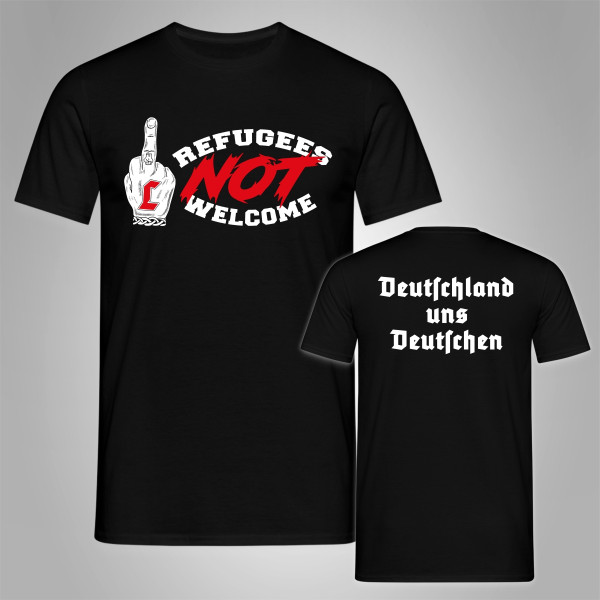 T-Shirt - Die Lunikoff Verschwörung - Refugees