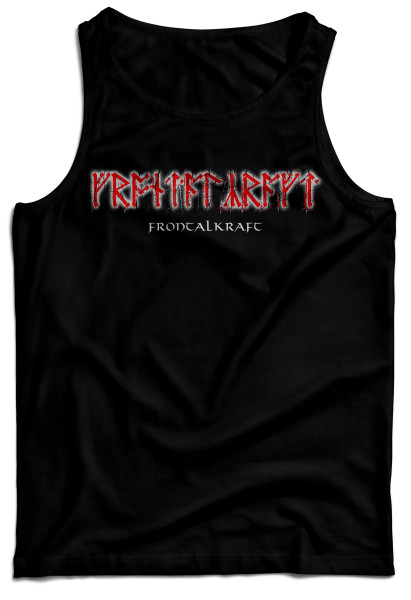 Tanktop - Frontalkraft - Schwarz, Weiß, Rot