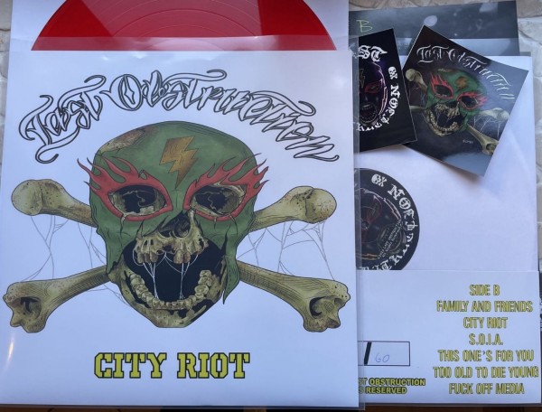 Last Obstruction - City Riot - LP TESTPRESSUNG