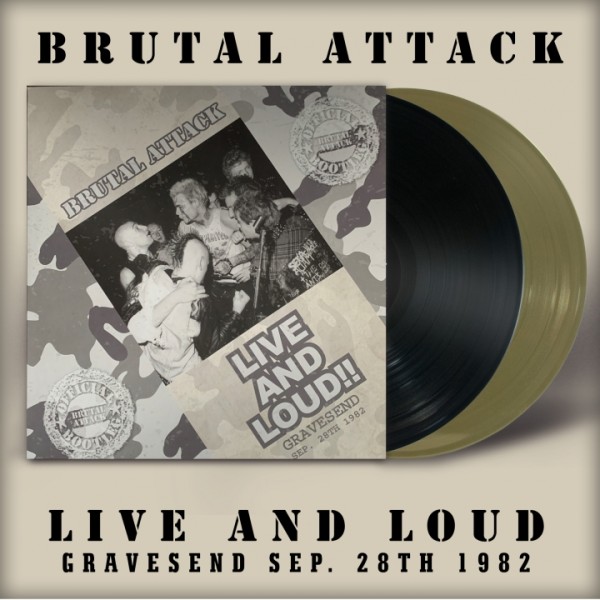 LP Brutal Attack - Live & Loud 1982 LP