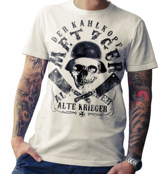 T-Shirt - Der Kahlkopf Metzger - Alte Krieger