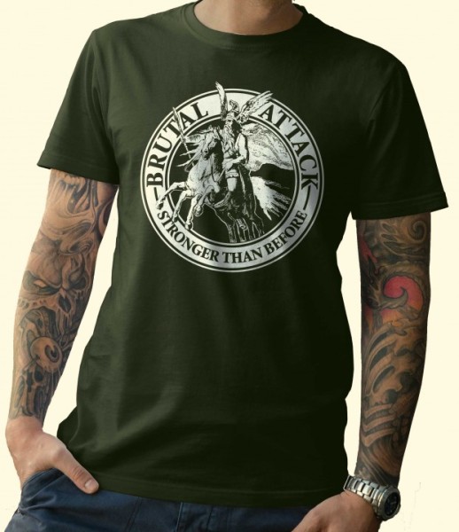 T-Shirt Brutal Attack - Stronger than before