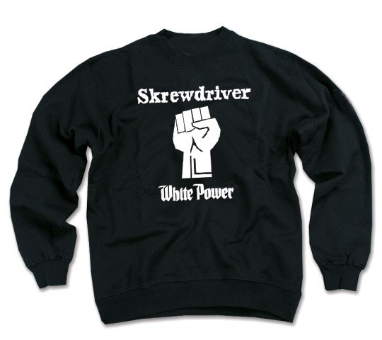 Sweatshirt Skrewdriver White Power