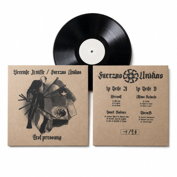 4er Spit - Vereinte Kräfte / Fuerzas Unidas LP TESTPRESSUNG