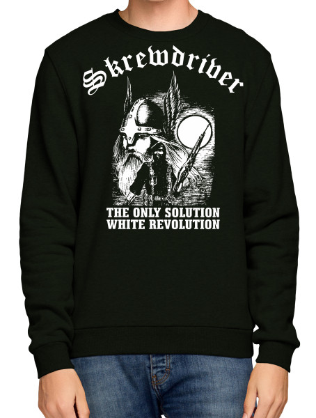 Sweatshirt - Skrewdriver - White Revolution