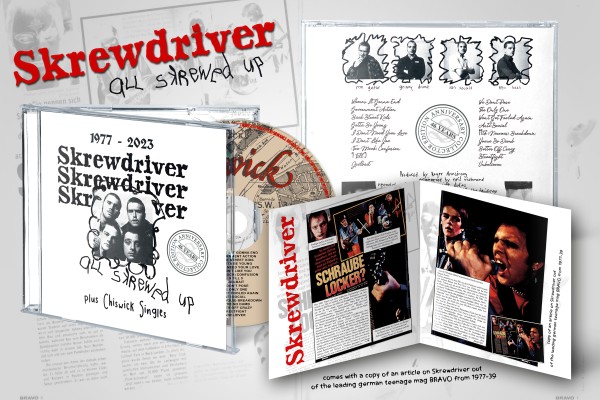 Skrewdriver - All skrewed up + Chiswick Singles-46 years Edition