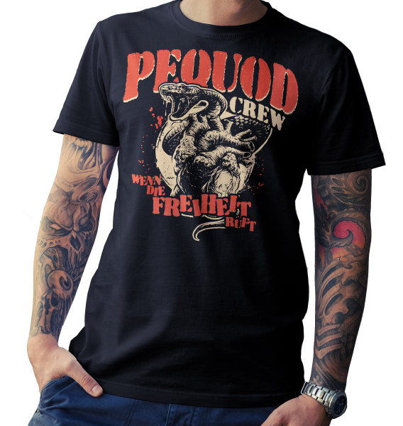 T-Shirt - Pequod Crew - Wenn die Freiheit ruft