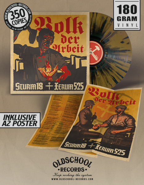Sturm18 / Xerum525 - Volk der Arbeit - LP