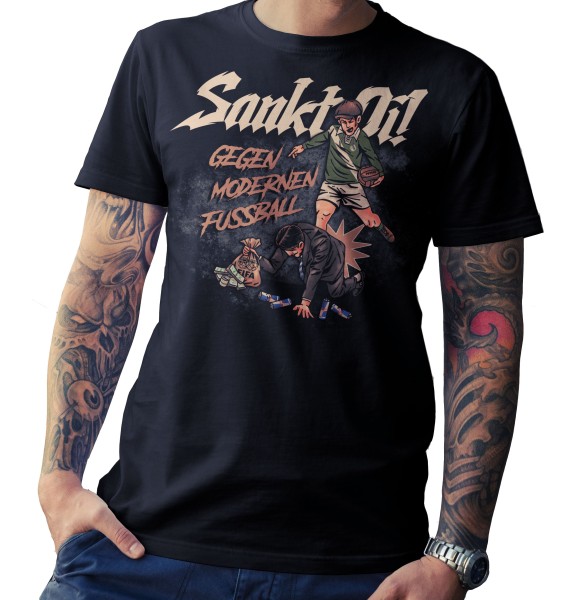 T-Shirt - Sankt Oi! - Gegen modernen Fußball