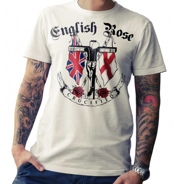 T-Shirt English Rose -Crucified