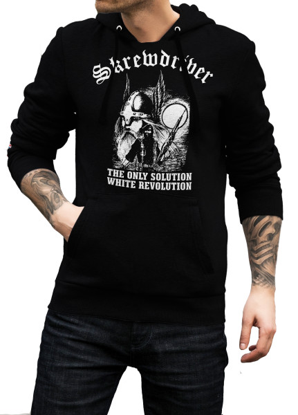 Kapuzenpullover - Skrewdriver - White revolution
