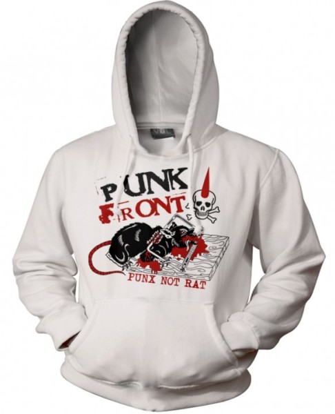 Kapuzensweatshirt - Punkfront Punx not rat
