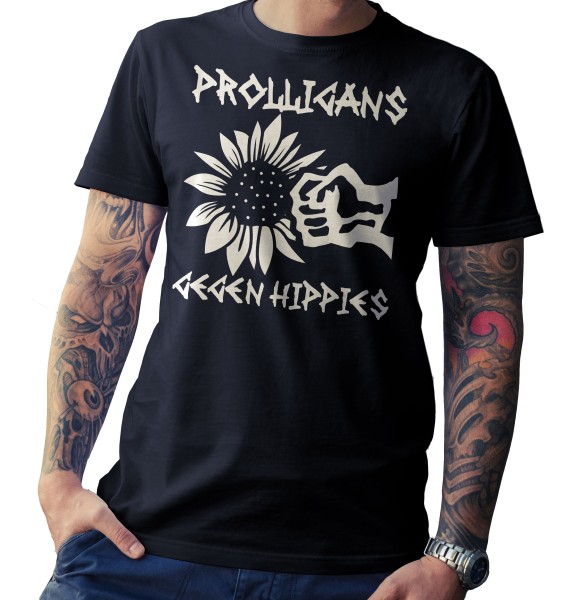 T-Shirt - Prolligans - Gegen Hippies