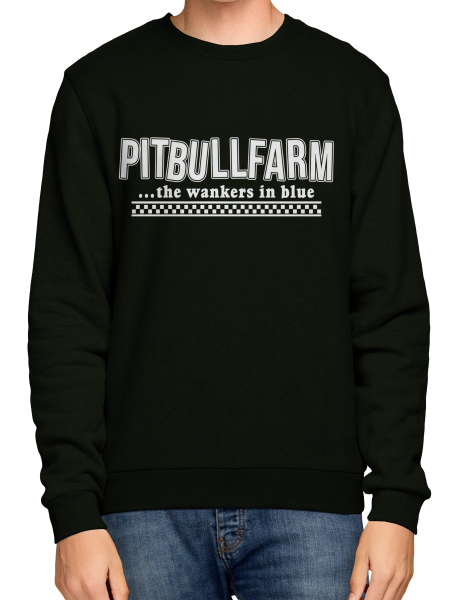 Sweatshirt - Pitbullfarm - the wankers in blue