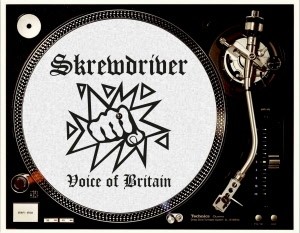 Slipmat - Skrewdriver - Voice of britain