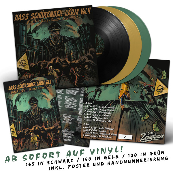 Hass schürender Lärm Vol. 4 (Macht & Ehre / Amok / Xerum 525) LP