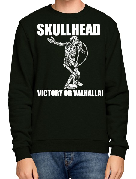 Sweatshirt - Skullhead - Victory or Valhalla